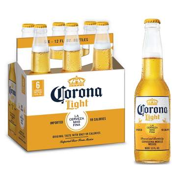 Corona Light Lager Beer - 6pk/12 fl oz Bottles