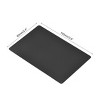 Unique Bargains Rectangle DIY Laser Printing Office Engraving Blank Metal Cards 10 Pcs - 2 of 4