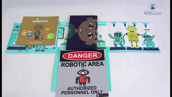 Brown Toy Box Justin Robotics STEAM Kit, 2 of 10, play video