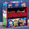 Delta Children PAW Patrol 6 Bin Toy Organizer with Reusable Sitckers - 2 of 4