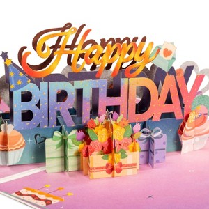 Paper Love Frndly 3D Happy Birthday Pop Up Card - 1 of 4