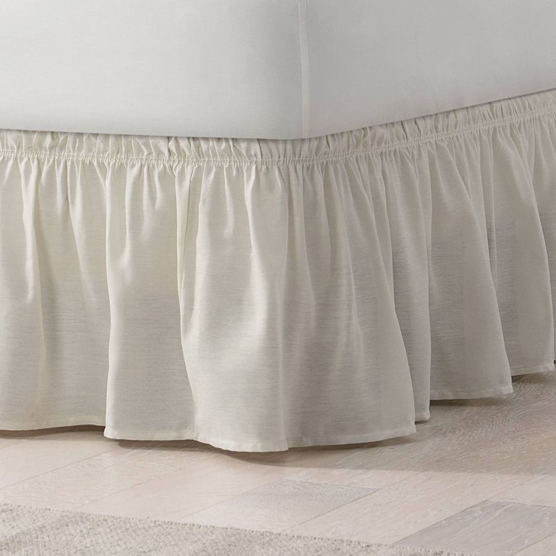 Wrap Around Solid Ruffled Bed Skirt - EasyFit&#153;, 2 of 7