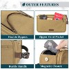 PAVILIA Toiletry Bag for Men Women, Canvas Travel Dopp Kit, Water Resistant Hygiene Toiletries Organizer, Shaving Accessories Bag - 3 of 4