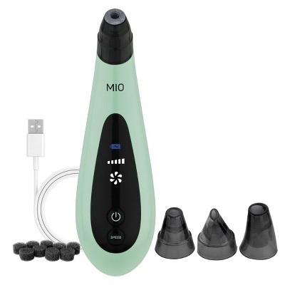 Spa Sciences Microdermabrasion with Diamond Tip and 3 Vacuum Suction Tips for Pore Extraction - USB Rechargeable