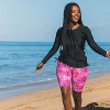 Calypsa Women's Long Sleeve UPF 50+ Nora Swim Top - 4 of 4