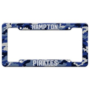 Hampton University Pirates Camo License Plate Tag Frame - 1 of 4