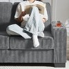 KWPZQEB Couches for Living Room, 83'' Cloud Couch in Soft Fabric, High Density Sponges Sofa Couch with Cup Holders, Modern Sofa for Living Room - 4 of 4