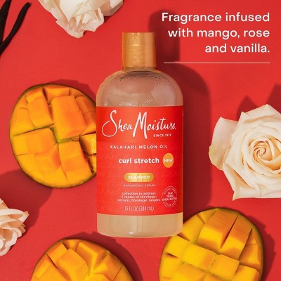 SheaMoisture Curl Stretch Shampoo Kalahari Melon Oil & Marula Oil Infused with Hyaluronic Serum for Type 4 Hair - 13 fl oz