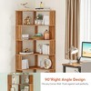 MAYEERTY 6-Tier Corner Bookshelf, 64.96" Corner Bookcase with Anti-Drop Panel - 4 of 4