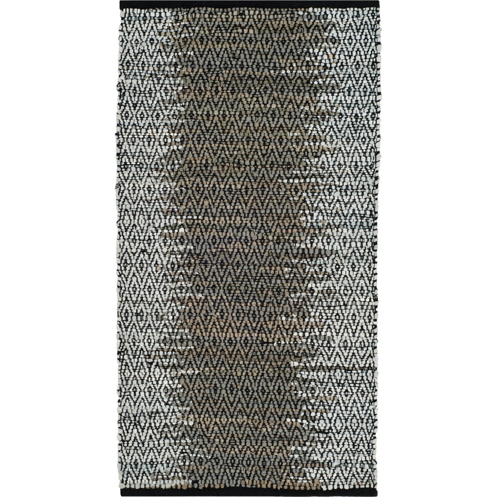 2'x3' Geometric Woven Accent Rug Gray - Safavieh