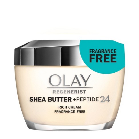 Olay Regenerist Shea Butter + Peptide 24 Face Moisturizer Fragrance-Free -1.7oz - image 1 of 4