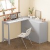 NicBex Modern Adjustable Computer Desk with Murphy Cabinet Bed,Teens Student Dresser Bed,Home Office Desk for Guest Room,Studio - 2 of 4