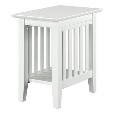 AFI Furnishings Mission Chair Side Table White