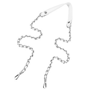 Unique Bargains Metal Corrosion-Resistant PU Leather Purse Flat Chain Strap - 1 of 4