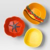 3pc Melamine Figural Nesting Dining Bowl Set - Room Essentials™ - 3 of 4