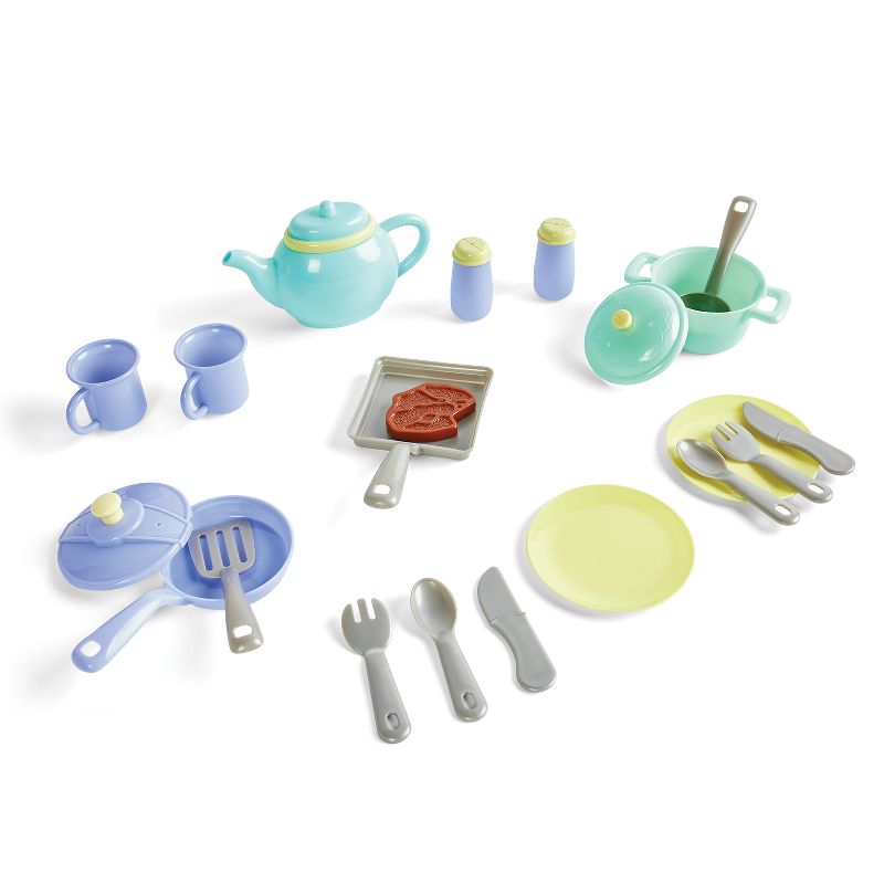 Kidoozie Just Imagine Classy Kitchen Playset, Includes 22 Kitchen Accessories, For Ages 2+, 4 of 7