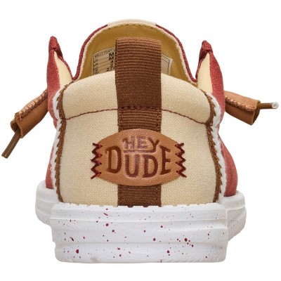 HEYDUDE Men Wally Craft Linen , Burnt Red/Multi, 11 — фото 6