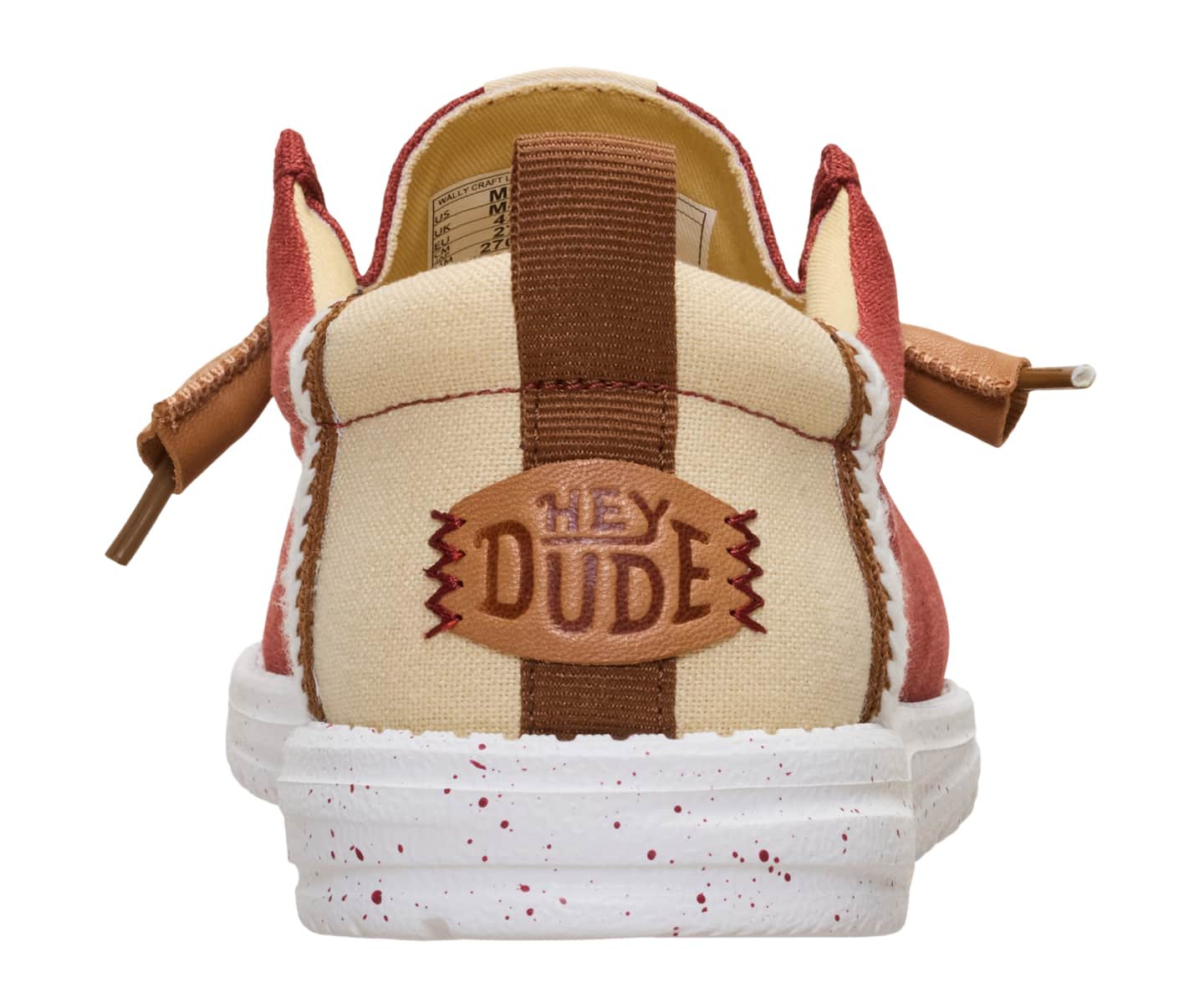 HEYDUDE Men Wally Craft Linen, Burnt Red/Multi, 11, цвет: Красный — фото 6