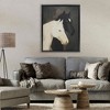 Stupell Industries Horse Harmony Contrast Floating Frame Canvas Art, Black, 25" x 31" - 3 of 4