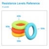 Unique Bargains Workout Rock Climbing Silicone Ring Hand Finger Forearm Grip Trainers - 3 of 4