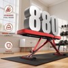 FLYBIRD Collapsible Exercise Folding Adjustable Weight Bench - 3 of 4