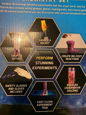 6-in-1 Science Kit for Kids - Chemistry Experiments, Crystal Growing, Fizzy  Reactions, and More - DIY STEM Educational Learning Science Kits - Ages