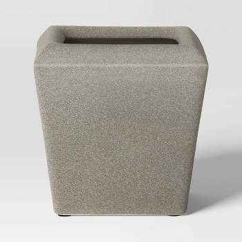 Square Ceramic Indoor Outdoor Planter Pot Charcoal Gray - Threshold™ designed with Studio McGee