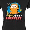 Women's - Garfield - Life Is Just Purrfect Fitted Graphic T-Shirt - 2 of 3