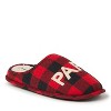 Dearfoams Men's Buffalo Check Papa Bear Dad Clog House Slipper - image 2 of 4