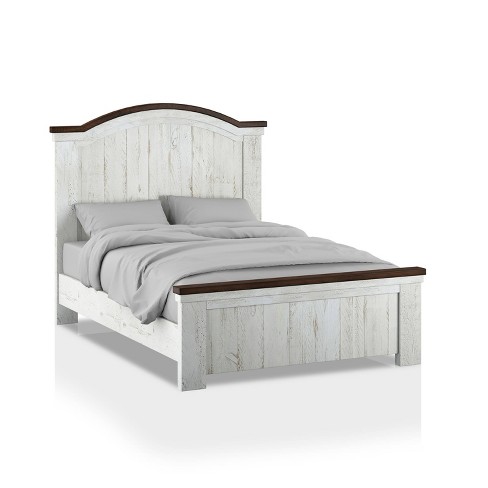Eastern King Willow Rustic Solid Wood, Rustic Wood Bed Frame King