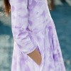Mightly Girls Fair Trade Organic Cotton Print 3/4 Sleeve Twirl Dress - 3 of 4
