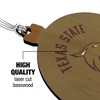 Texas State Bobcats Wood Christmas Tree Holiday Ornament - 3 of 4