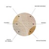 Chery Life 41" Washable Non-Slip Round Rug - 3 of 4