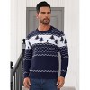 Clearlove Men's Casual Slim Fit U-Neck Pullover Long Sleeve Knitted Pullover Sweaters. - 2 of 4