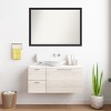 Amanti Art Havana Black Bronze Non-Beveled Framed Bathroom Vanity Wall Mirror - 4 of 4