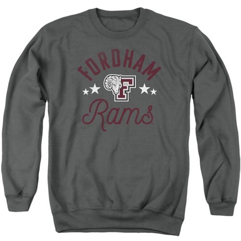 Fordham University Official Rams Adult Crewneck Sweatshirt, Charcoal - image 1 of 4