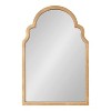 Kate & Laurel All Things Decor 24"x36" Hogan Arch Framed Mirror Natural - 4 of 4