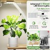 VINGLI Plant Stand Indoor with Grow Light, 61 Inch Tall Lighted Plant Shelf Indoor with 5 LED Light Strips for Living Room, Balcony, White - 3 of 4