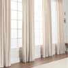 Chanasya 2pk Solid Velvet Room Darkening Grommet Window Curtain Panels - Set of 2 - 4 of 4