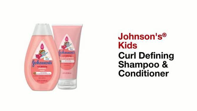 Johnson&#39;s Kids Curl-Defining Shampoo, Shea Butter, for Toddler&#39;s Hair - 13.6 fl oz, 2 of 12, play video