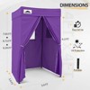 EAGLE PEAK 4x4 Pop Up Canopy, Portable Privacy Changing Room Photoshoots - 3 of 4