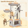 38.2-Inch Cat Tower for Indoor Cats,Suitable for Kittens with Luxurious cat condo with Adjustable Baskets - 2 of 4