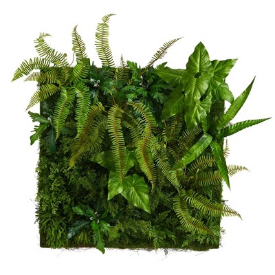 Nearly Natural 40-in x 40-in Forest Artificial Living Wall