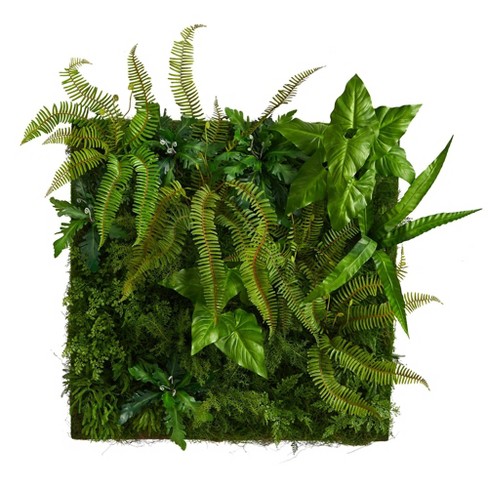 Nearly Natural 40-in X 40-in Forest Artificial Living Wall : Target