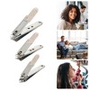 Unique Bargains Stainless Steel Nail Clippers Nail Clipper Set for Nail Care Portable, Champagne 3 Pcs - 2 of 4