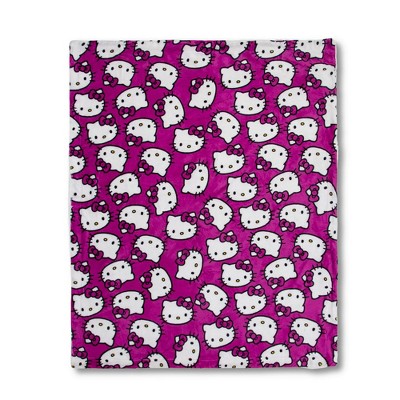 The Northwest Company Sanrio Hello Kitty Whiskers And Bows Throw ...