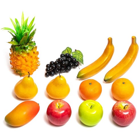 20X Lifelike Artificial Fake Fruit Vegetable Plastic Decora Small Fruits Props 