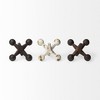HomeRoots Set Of Three Iron Jack Sculptures - 3 of 4