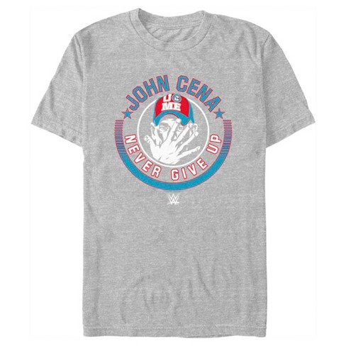 Men's Wwe John Cena Never Give Up Logo T-shirt : Target