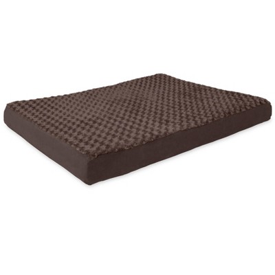 Medium Chocolate Orthopedic Foam Pet Bed